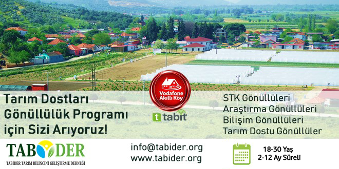 TARIM DOSTLARI GÖNÜLLÜLÜK PROGRAMI