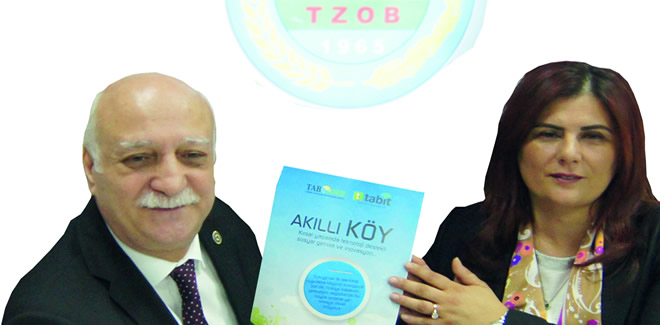 TÜRKİYE ZİRAAT ODALARI BİRLİĞİ VE AYDIN BÜYÜKŞEHİR BELEDİYESİ NDEN AKILLI KÖY PROJESİNE DESTEK